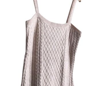 House of Harlow 1960 Pink Cable Knit Dress
